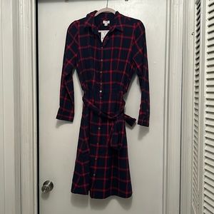 J. Crew Factory flannel dress in size 12
